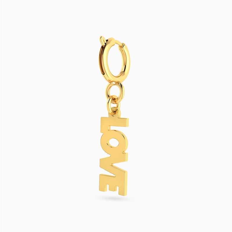 Miss L' by L'azurde LOVE Shaped Charm in 14K Gold - Image 2